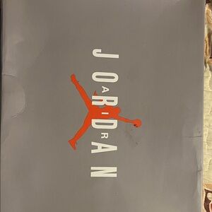 Jordan Gray Box with Red Logo